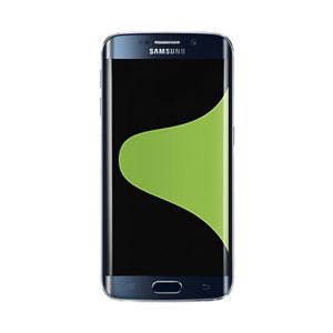 S6 Edge Black Front