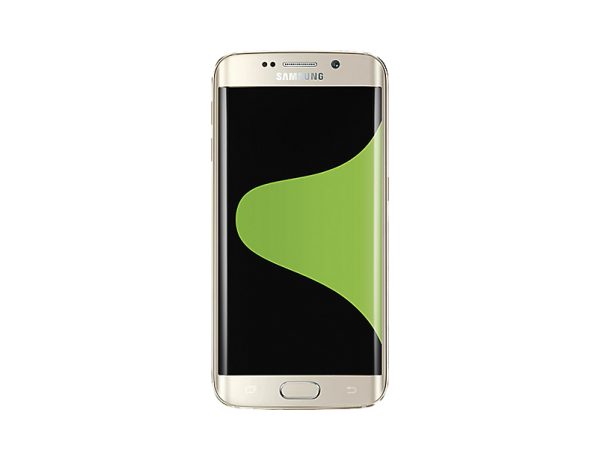 S6 Edge Gold Front