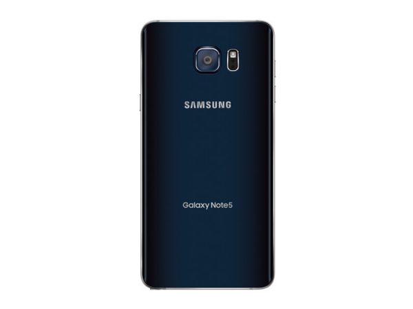 Note5 Black Back