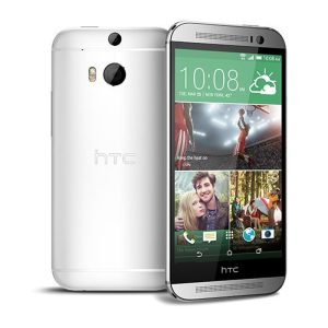 One M8 Silver Front