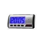 digital table alarm clock with hidden spy camera