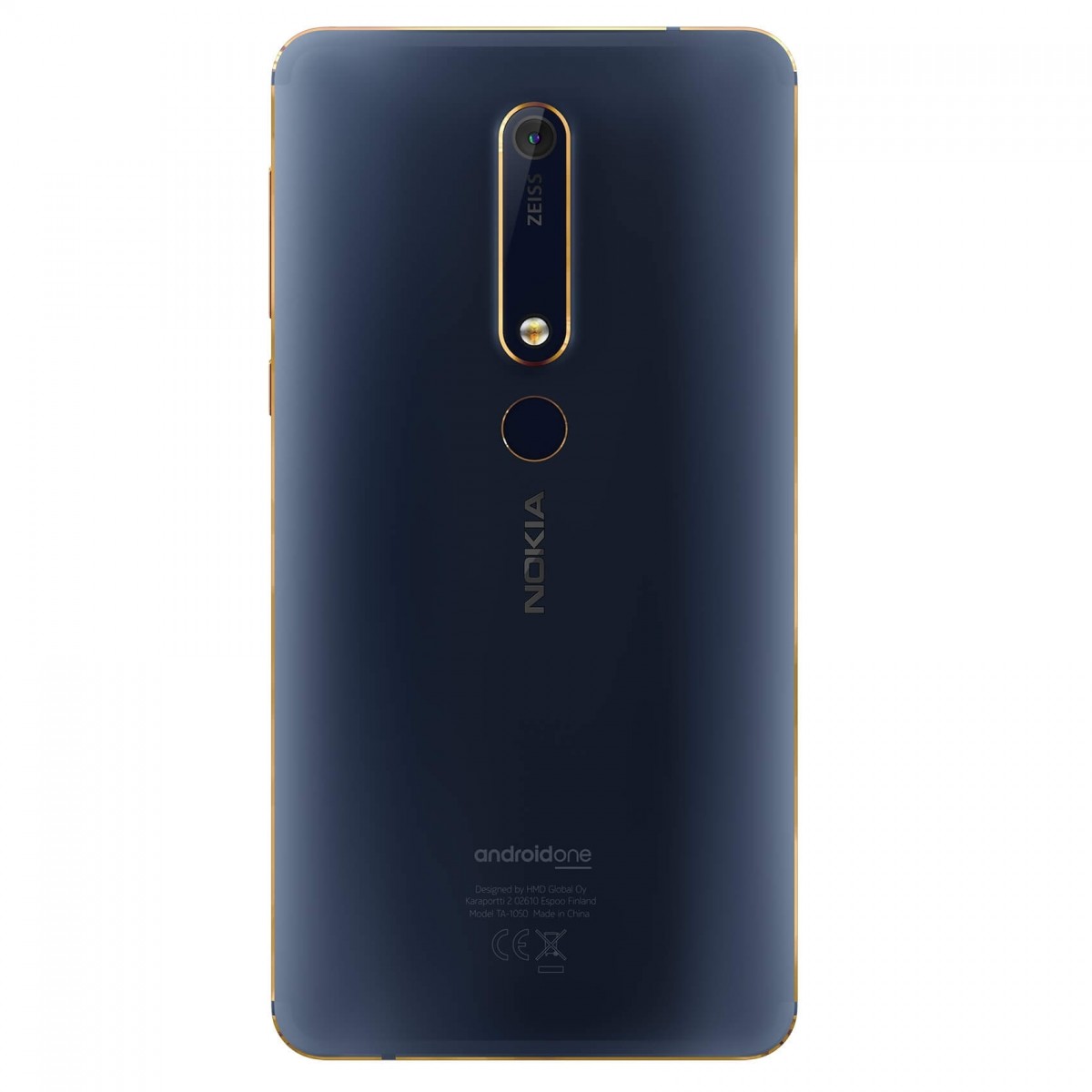 Buy Nokia 6.1 2018 Dual Sim [32GB/3GB] Blue/Gold Online | Get Free 