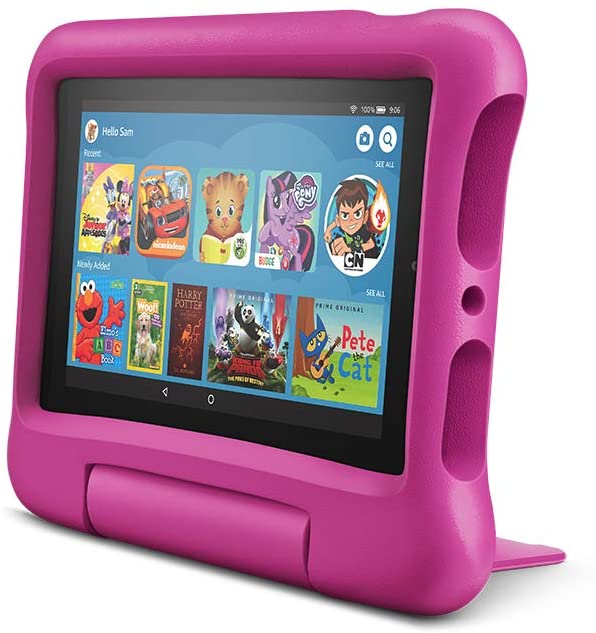 Amazon All-New Fire 7 Kids Edition Tablet, 7″ Display, 16 GB, Pink  Kid-Proof Case