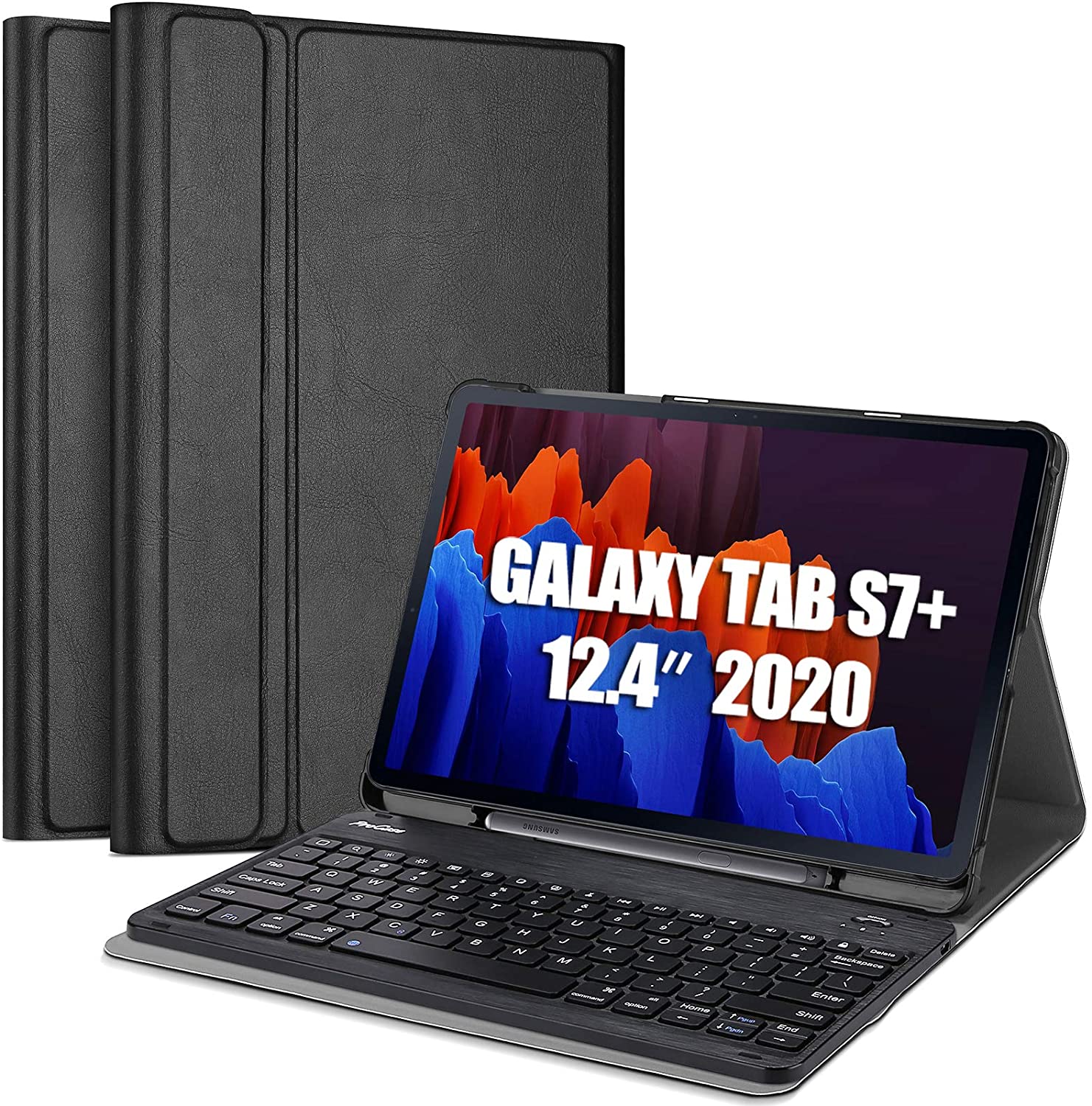 Buy Samsung Galaxy Tab S7 Plus Keyboard Case 12.4 inch 2020 (Model SMT970/T975/T976) with S Pen