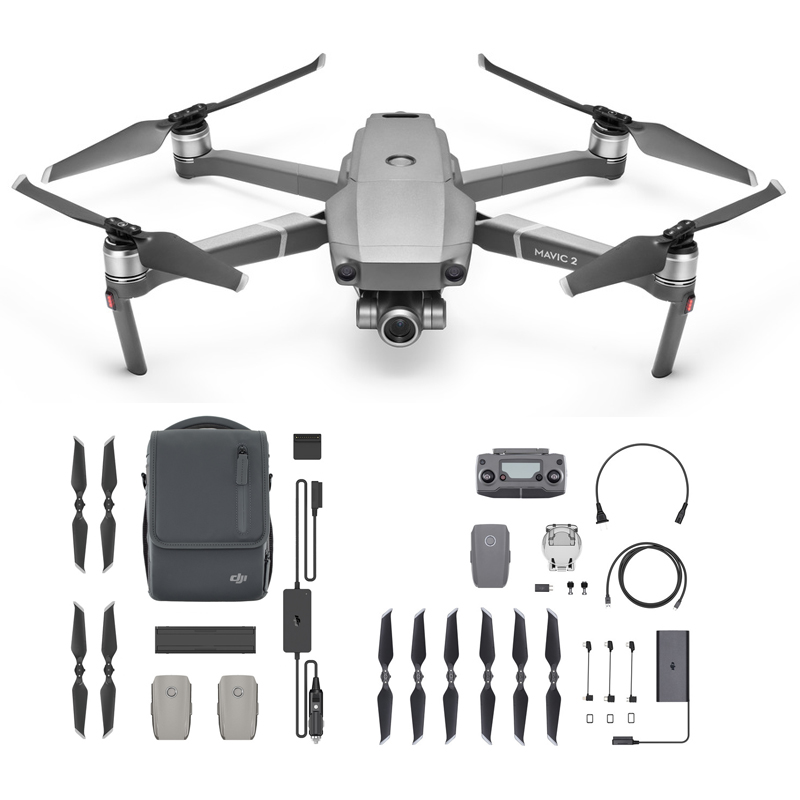 DJI Mavic 2 PRO Drone Quadcopter with Fly More Kit Combo Bundle