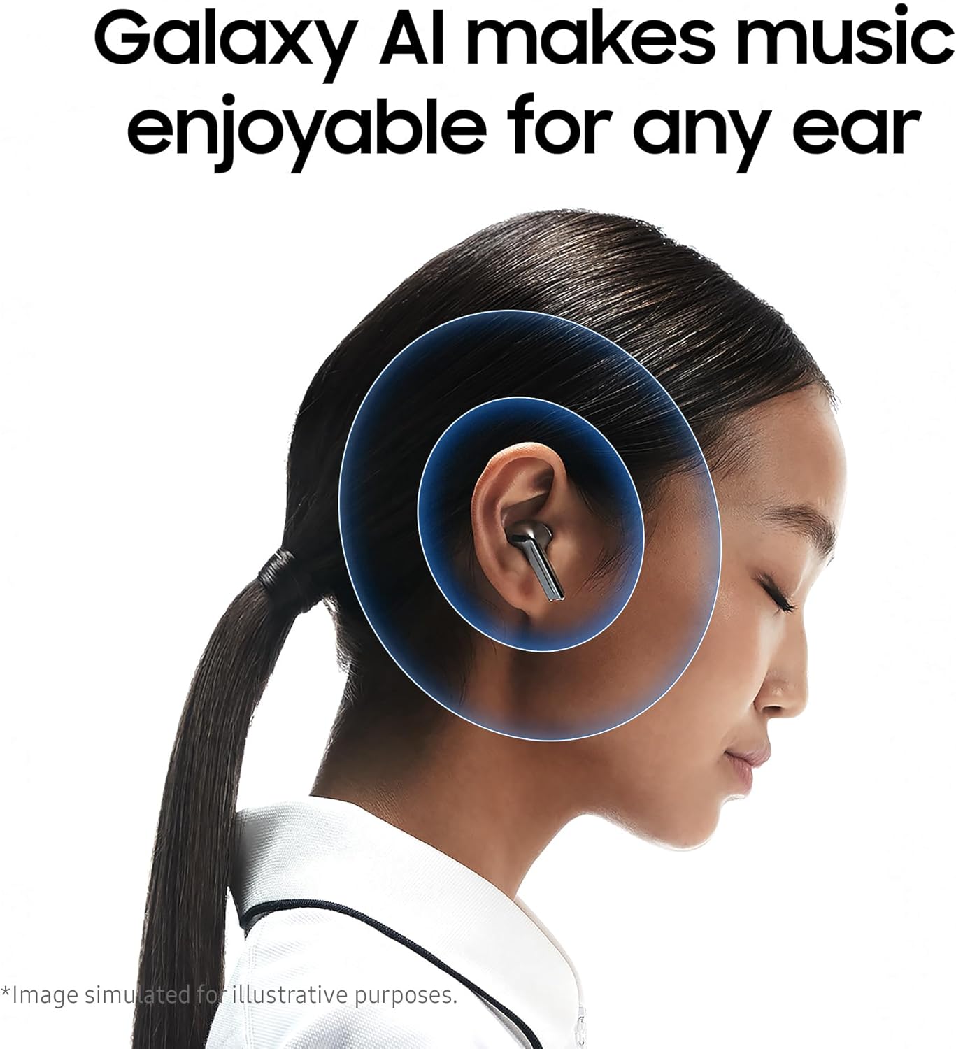 SAMSUNG Galaxy Buds 3 AI True Wireless Bluetooth Earbuds Sound Optimization Real Time Interpreter Noise Cancelling Redesigned Fit Touch Control